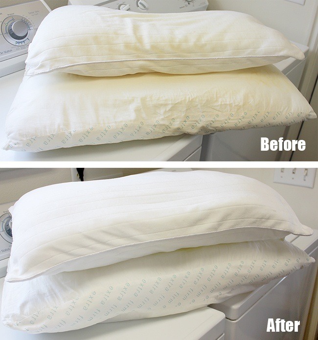 How To Clean Your Pillows Make Them Look Brand New By Lala