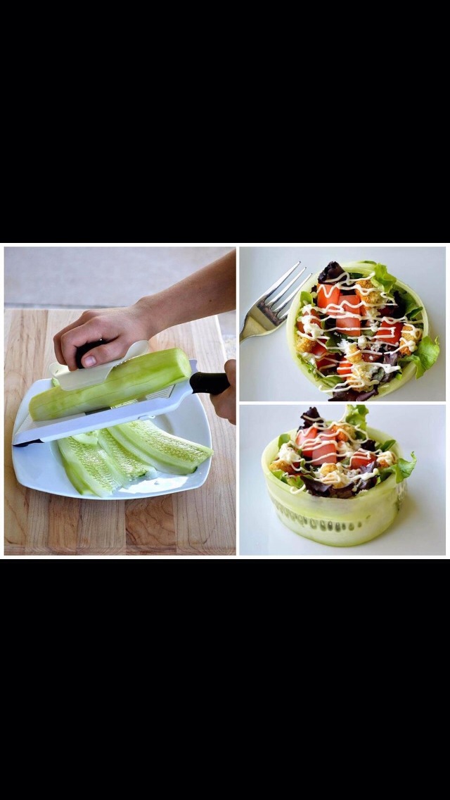 Easy Cucumber Wrapped Salad Musely