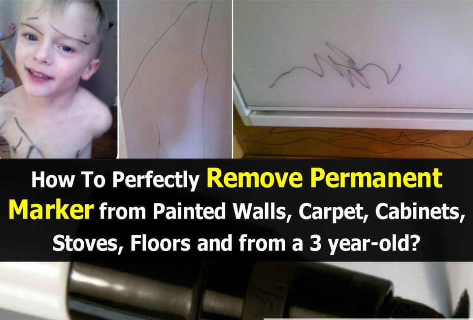 How To Perfectly Remove Permanent Marker from Painted Walls, Carpet