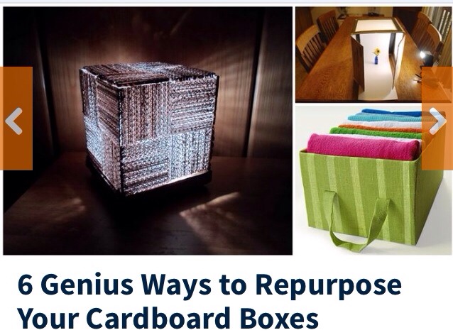 Creative Ways To Repurpose Cardboard