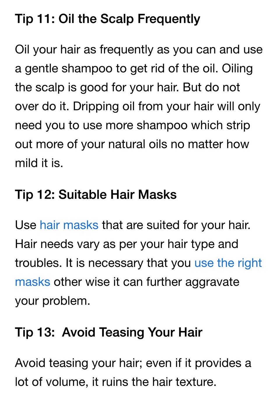 1 8 Extremely Effective Tips For Healthy Hair Plus Homemade