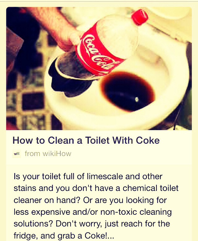Clean Your Toilet With Just Coke?! What?! Good Tip To Know 👍😊 Musely