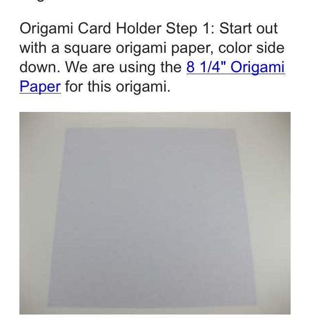 How To Make A Origami Card Holder Musely