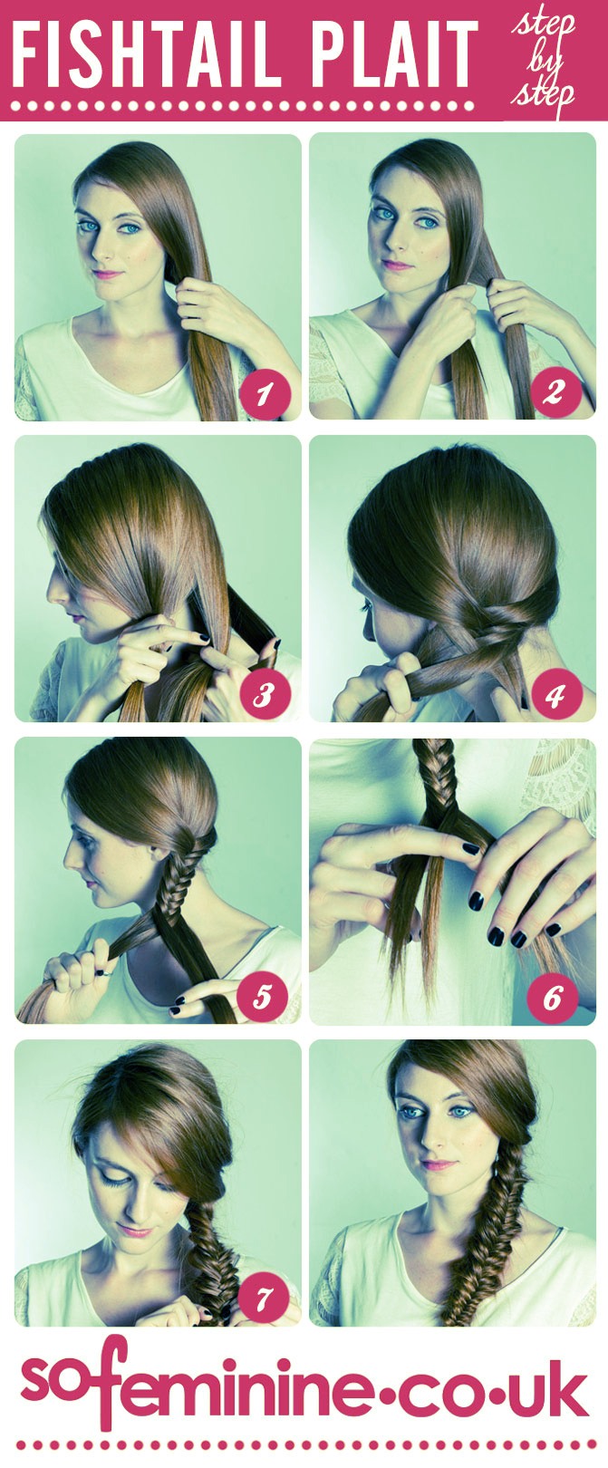 Easy Fish Tale Hair Style ���������� by Niamh Creevy - Musely