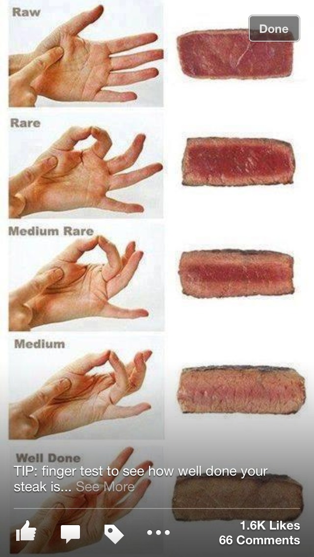 Thumb Steak Test Cooking 101 How To Check The Doneness Of Meat EBNC Thumb Steak Test Cooking 101 How To Check The Doneness Of Meat EBNC