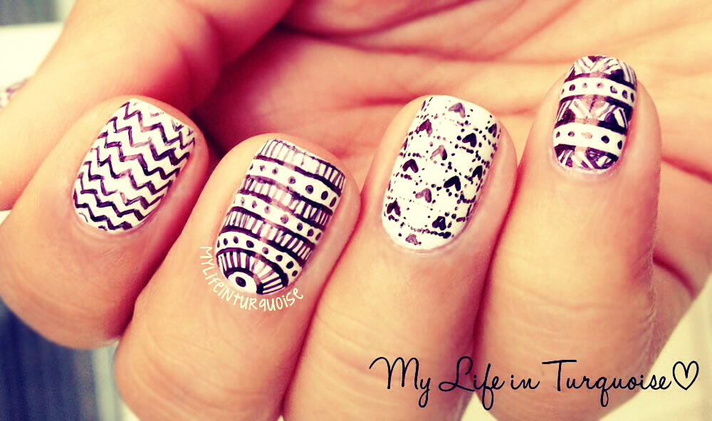 How to do sharpie nails Musely