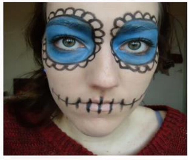 How To Draw Wrinkles On Face For Halloween