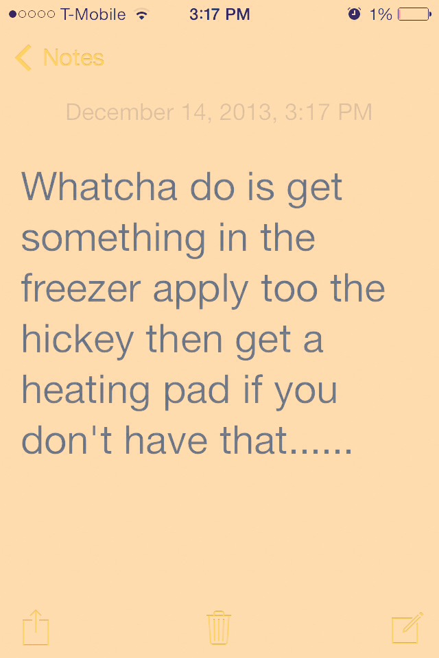 If You Want Too Get A Hickey Away Quick! Musely