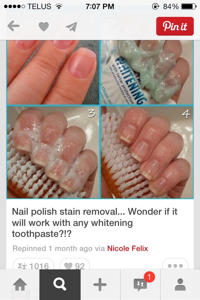 How To Remove Nail Stains Easy ! Musely