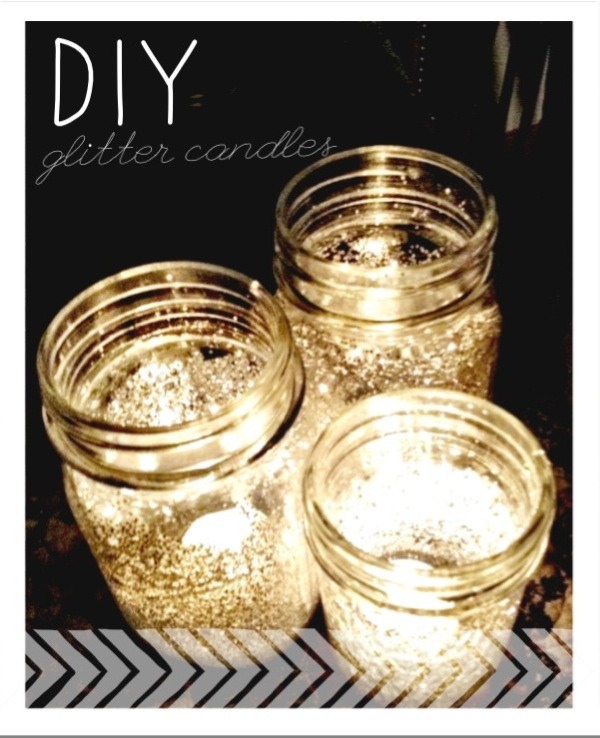 DIY Glitter Candles! Musely