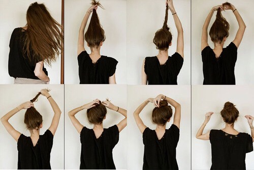 How To Do A Messy Bun By April B Musely