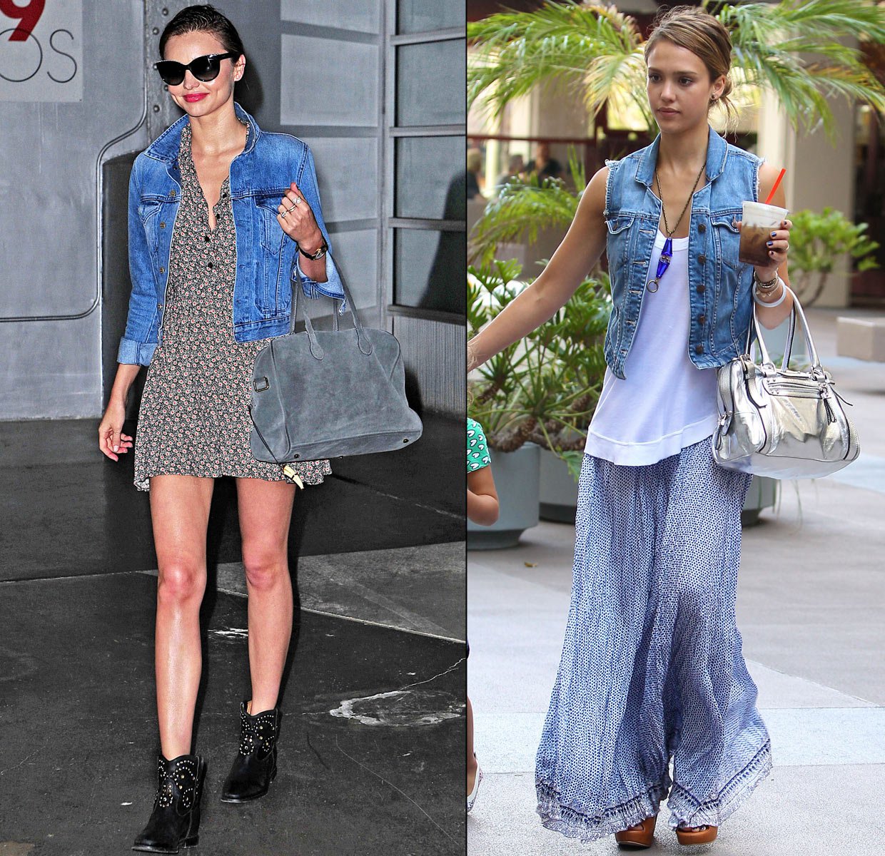 how to wear a Jean denim jacket - Musely