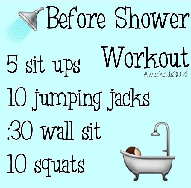 Before Every Shower Workout 💕👍😱 Musely