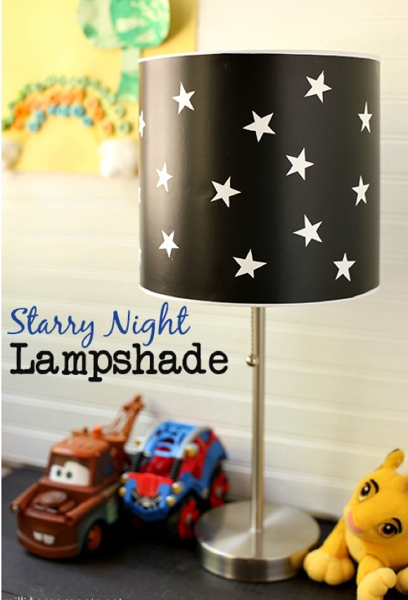 Diy Easy Affordable Starry Night Lampshade Diy Easy Affordable Starry Night Lampshade