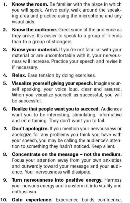 10 Tips For Public Speaking : 10-Step Framework For Public Speaking ...