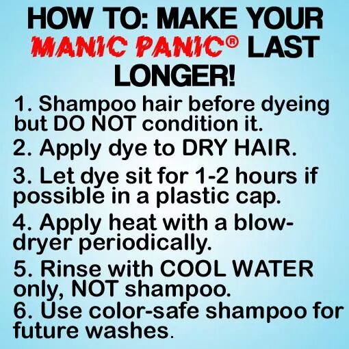 Manic Panic Hair Dye Tip 2 By Liz Maxim Musely