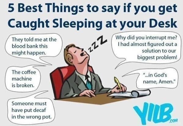 Falling Asleep At Work Here Are Some Excuses Musely