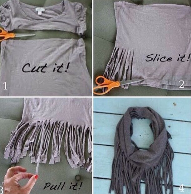 CRAFTY PHOTOGRAPHER: SUPER FUN DIY IDEAS WITH RECYCLED T-SHIRT Diy fashion proje