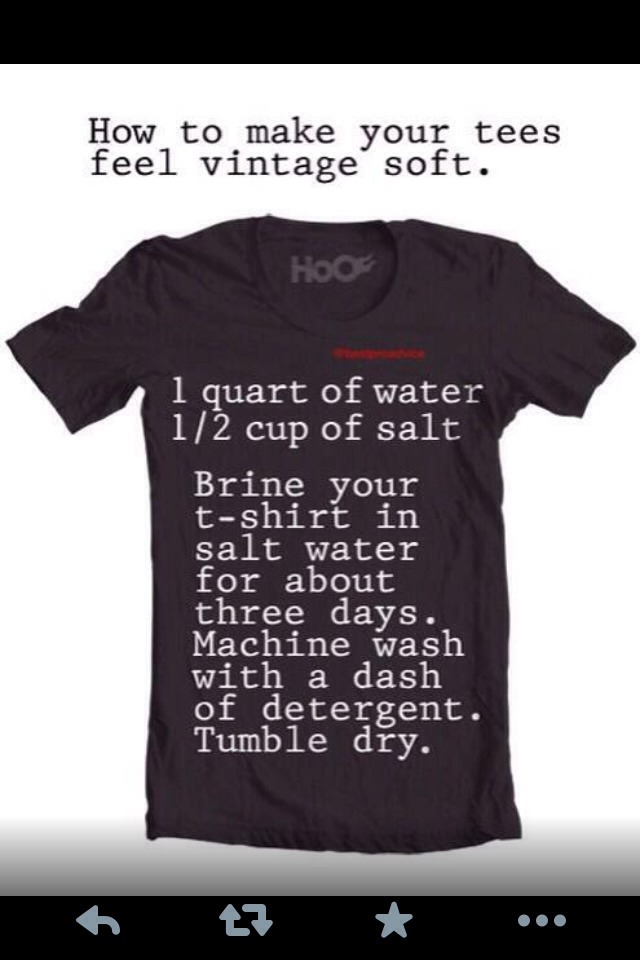 How To Get Your TShirt To Feel VINTAGE Soft! Please Like( Musely