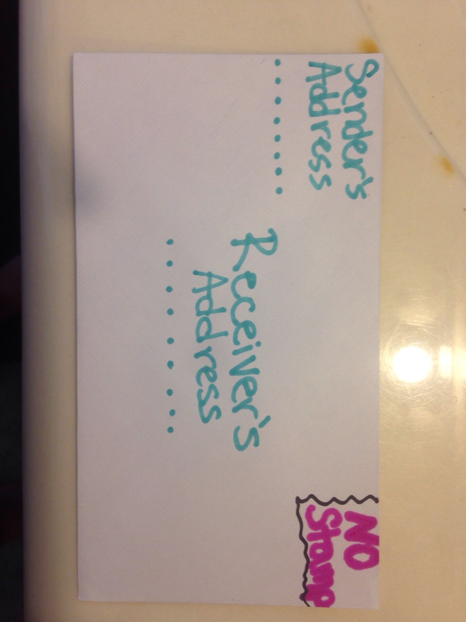 musely how to stamp a letter