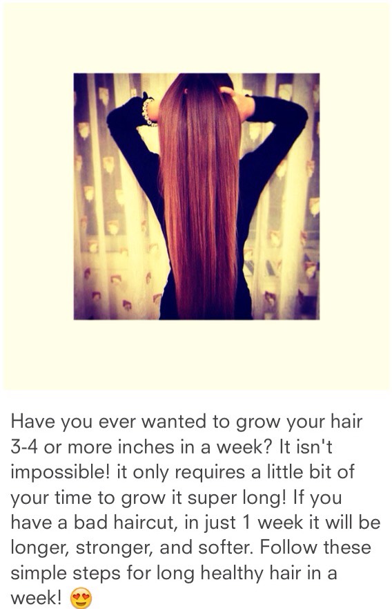 Grow 3 4 Inches Of Hair In 1 Week By Trusper User Musely