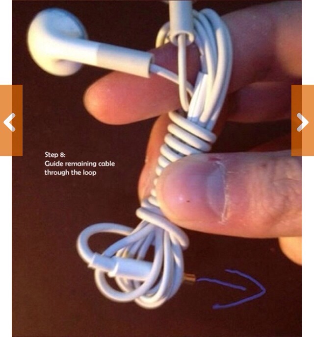 Prevent Tangling Of Headphone Cords With This Super Neat Storing Trick