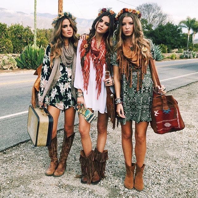bohemian party outfit