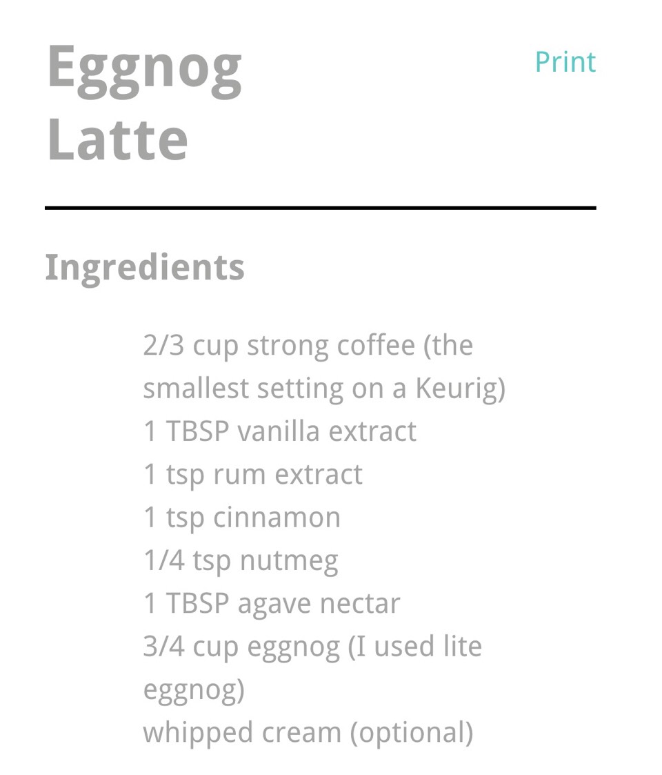 Start Getting Ready....Eggnog Latte!! ️ Musely