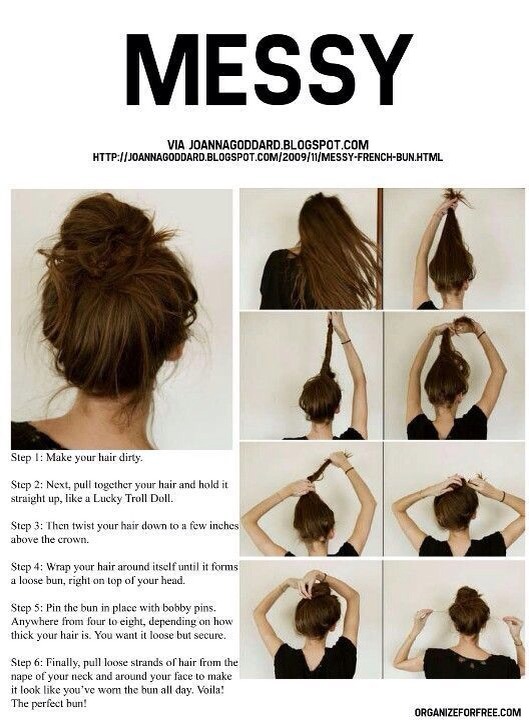 Cute Messy Hair Buns By Yess S Musely