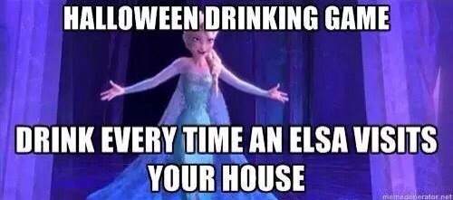 halloween drinking game by