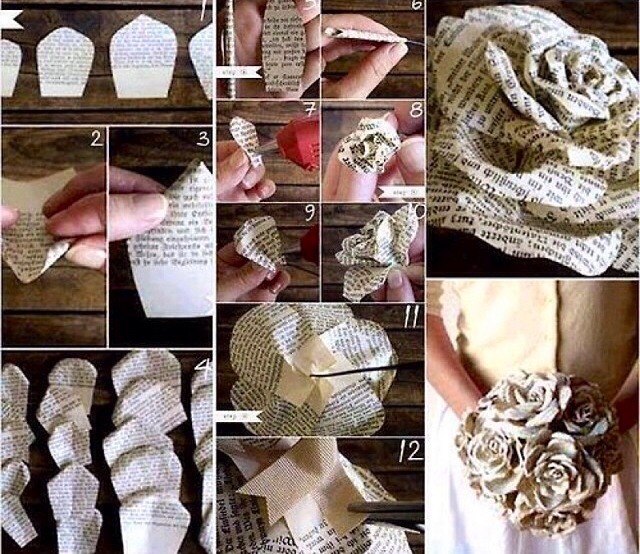 How To Make Newspaper Roses🌹😊📰👍 Musely How To Make Newspaper Roses🌹😊📰👍 Musely