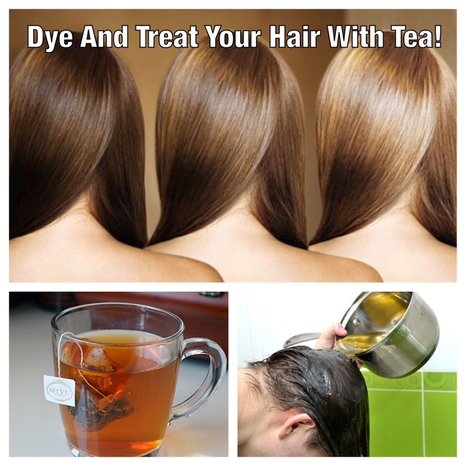 Dye And Treat Your Hair With Tea - Musely