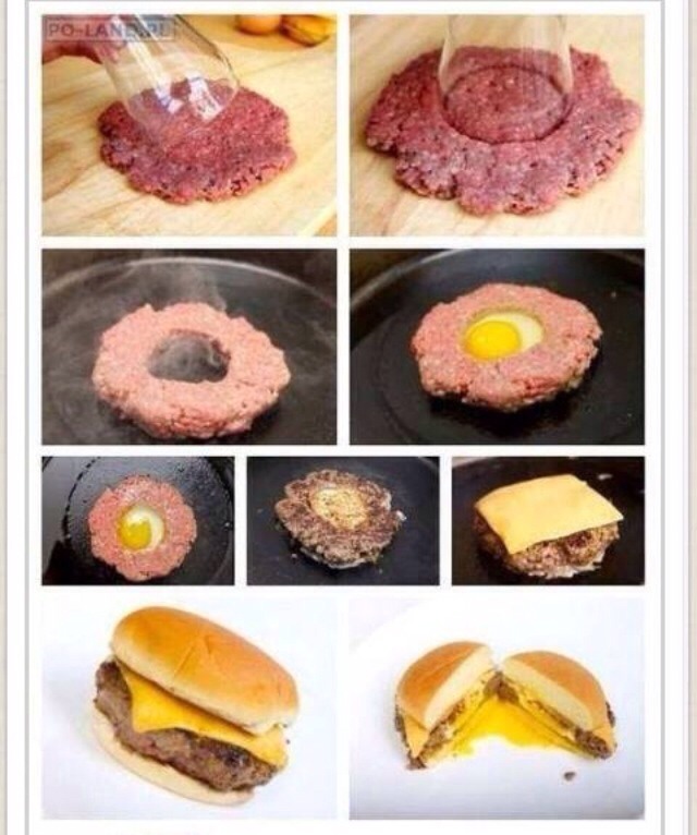 How To Make Burgers With Egg Musely