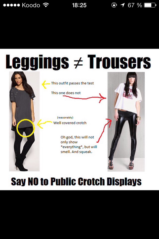 How Not To Wear Leggings!!!!! Musely