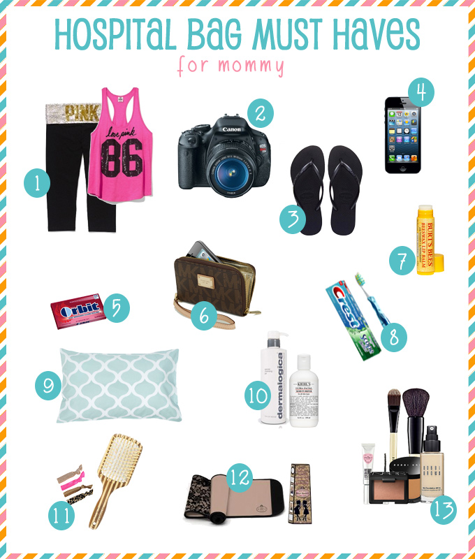 Must Haves In A Hospital Bag By Veronica Avalos Musely