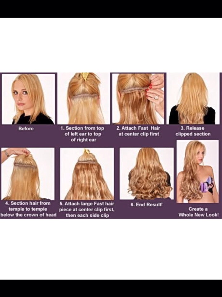 How To Put In Hair Extensions Musely