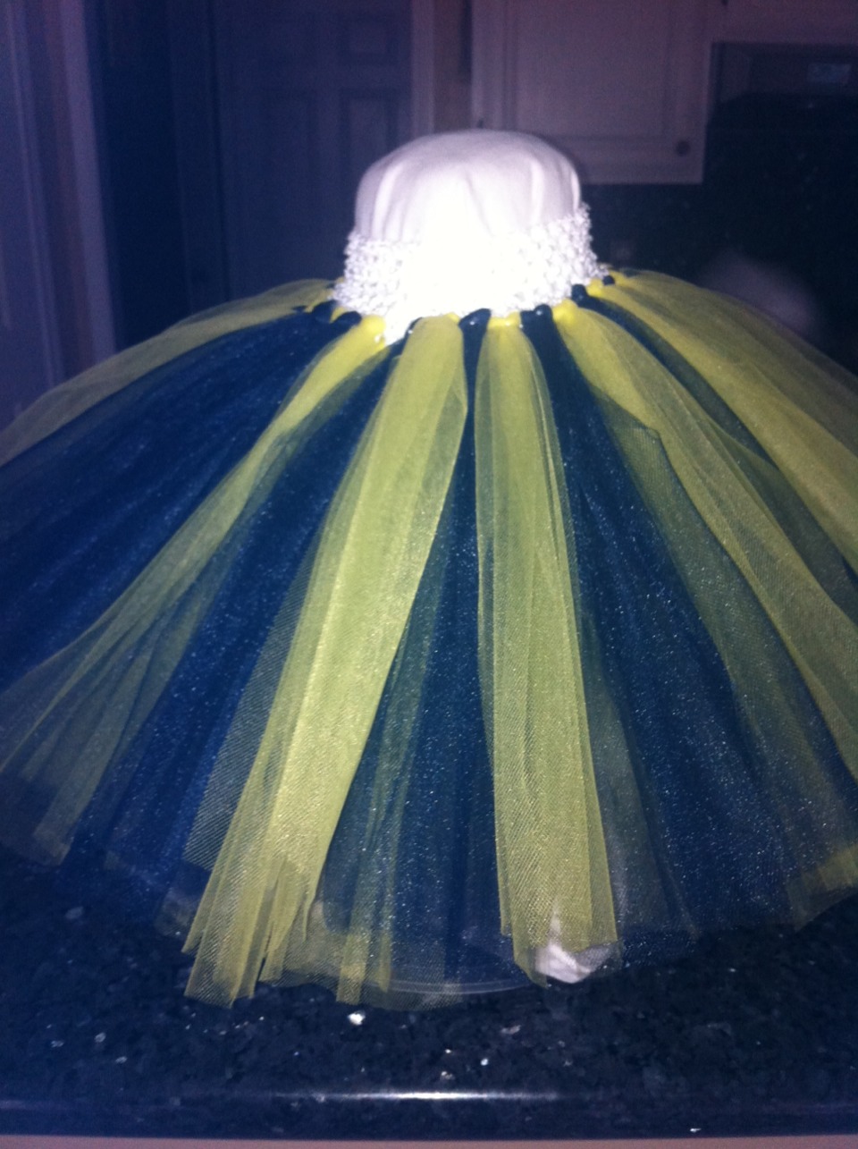 Tutu Blue And Yellow DIY - Musely