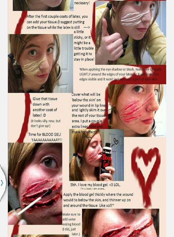 DIY Halloween &quot;Scar&quot; Makeup Tutorial! Musely