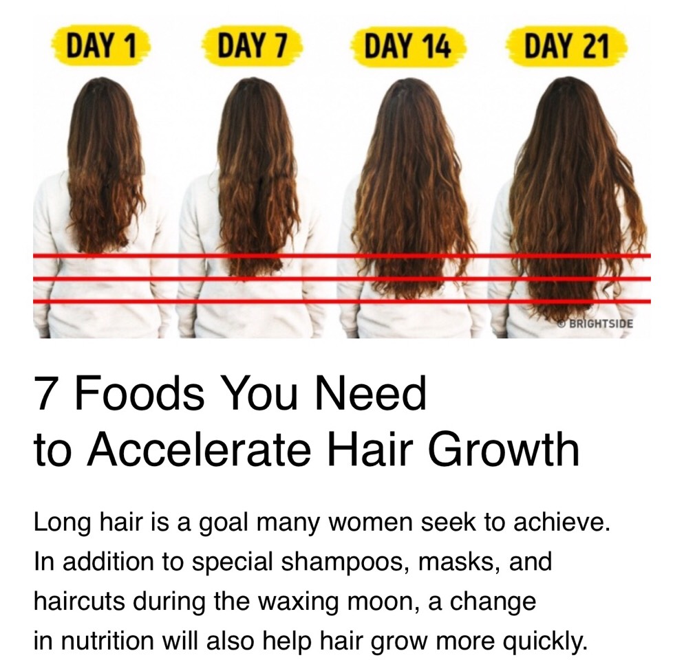 7 Foods You Need To Accelerate Your Hair Growth. Musely