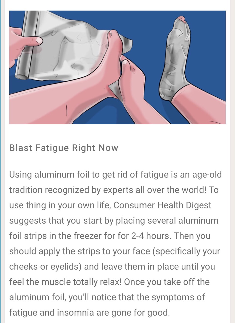 5 Health Benefits Of Wrapping Your Feet With A Few Layers Of Aluminum