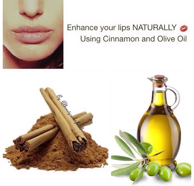 Enhance Your Lips NATURALLY With Cinnamon And Olive Oil Musely