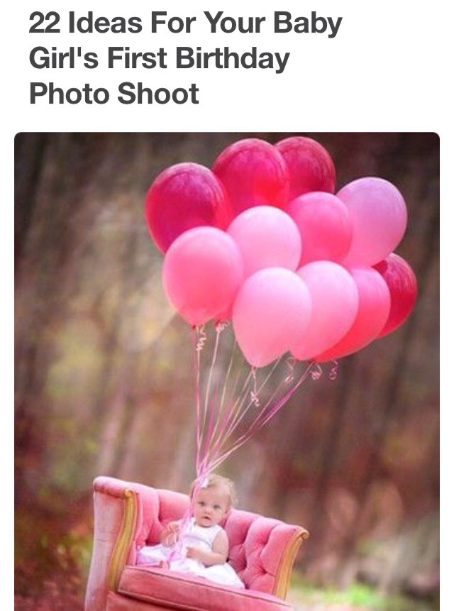 22 Ideas For Your Baby Girl S First Birthday Photo Shoot By Mel