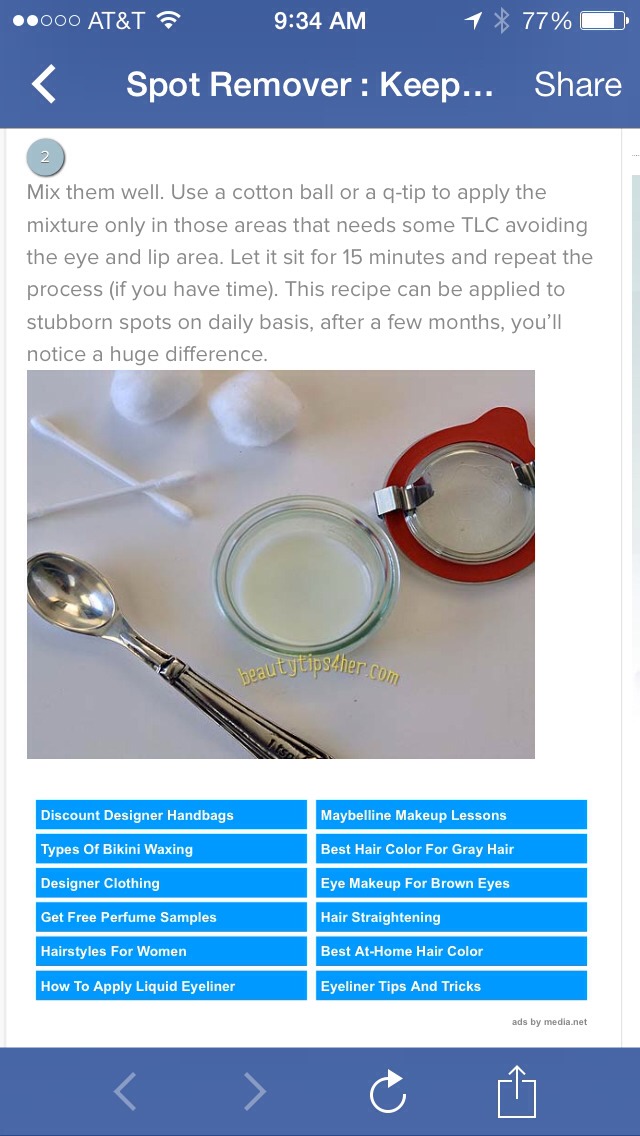 Spot Remover Keep Age Spots & Dark Blemishes Away with Natural Cure