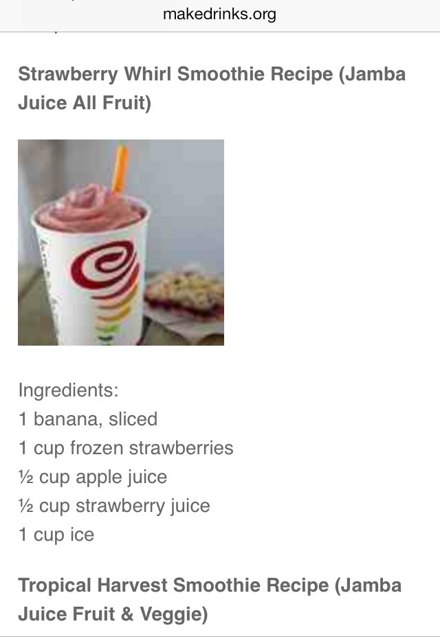 🍹🍹🍹🍹 26 Different Jamba Juice Recipes!!!!!!!!!(🍹🍹🍹🍹 Musely