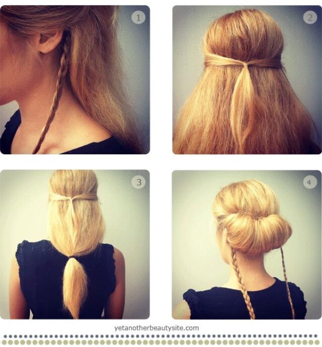 Легкие прически. Красивые несложные прически. Несложные прически. Быстрые прически на длинные волосы. Простые прически на средние волосы.