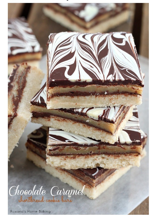 Chocolate Caramel Shortbread Cookie Bars Musely