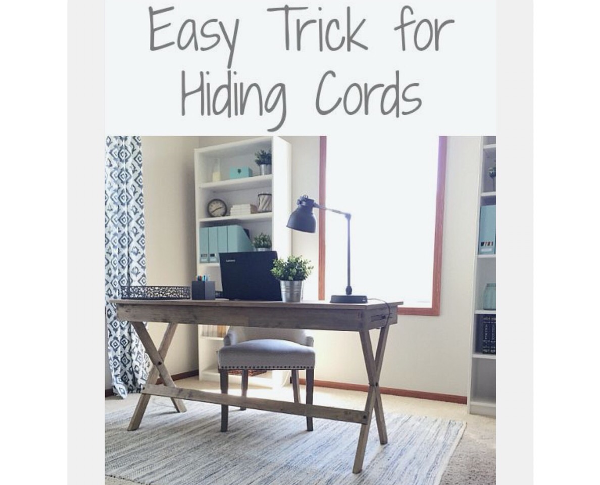 Easy Trick For Hiding Cords By Jo Musely