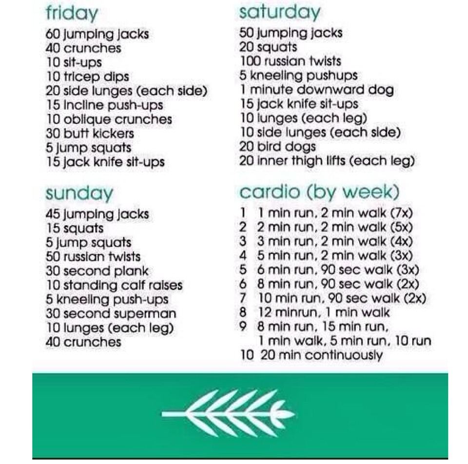 🎀 10 Week Workout Plan🎀 - Musely