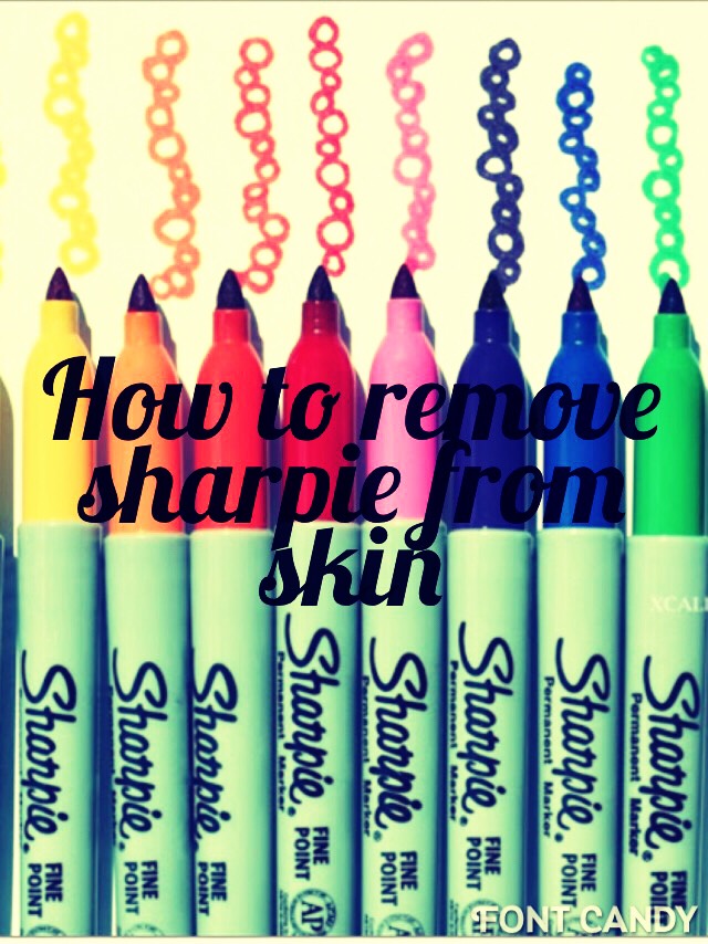 How To Remove Sharpie From Skin Musely