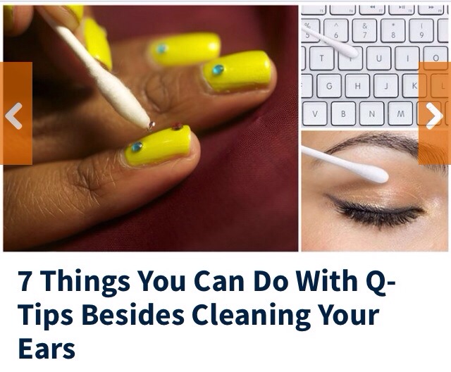 💖 7 Things You Can Do With QTips Besides Cleaning Your Ears!💖 Musely